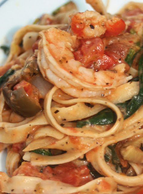 a moveable feast: Pasta with Cognac Cream Sauce