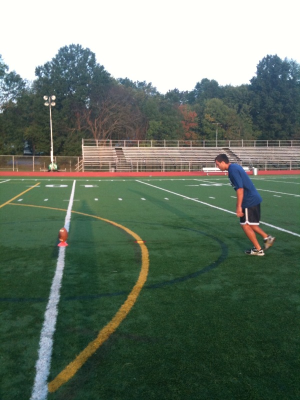 How to kick a football Steps of how to kick a football