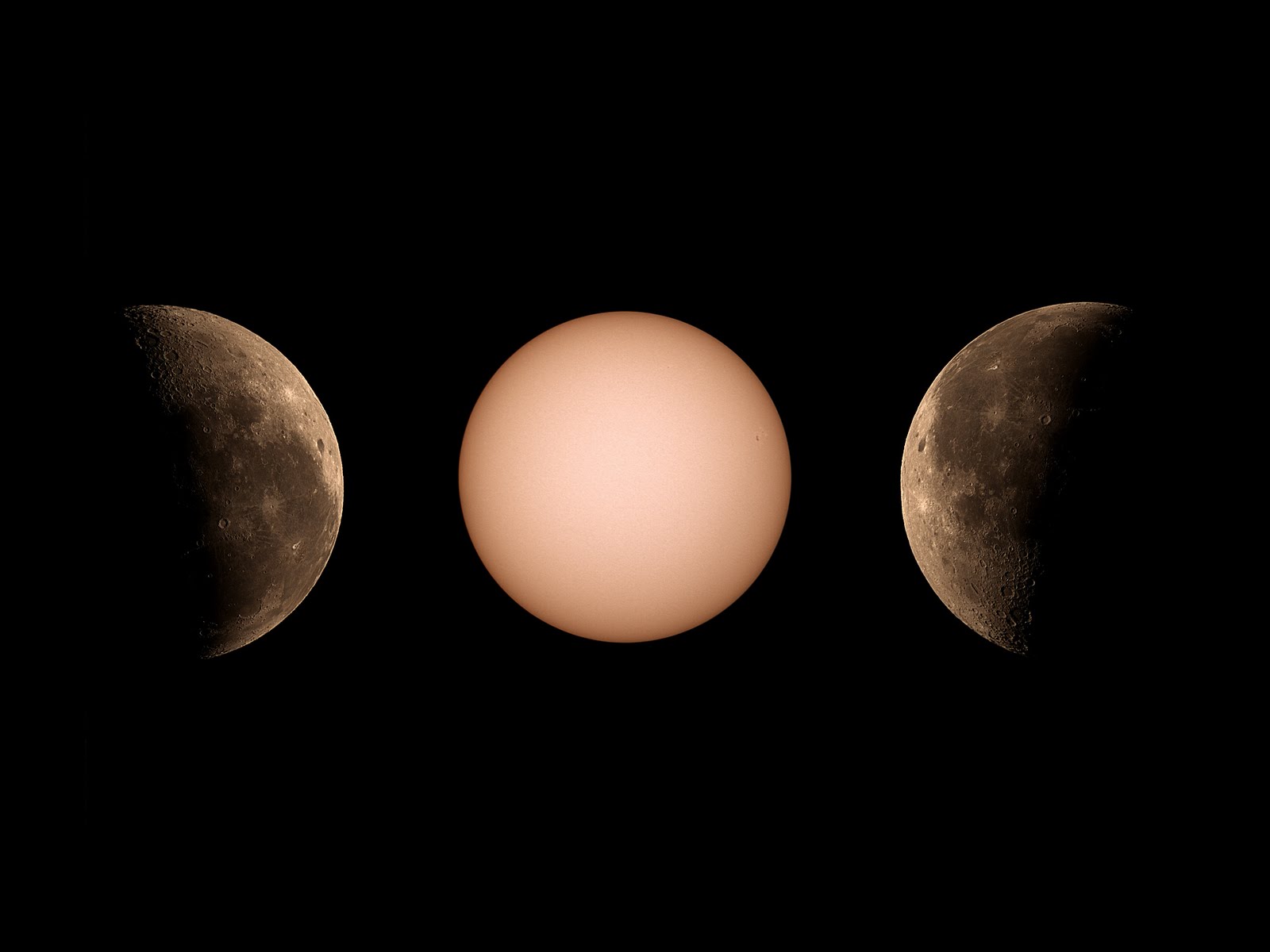 ALPHA CENTAURI ASTROFOTOGRAFIA: LAS DOS LUNAS