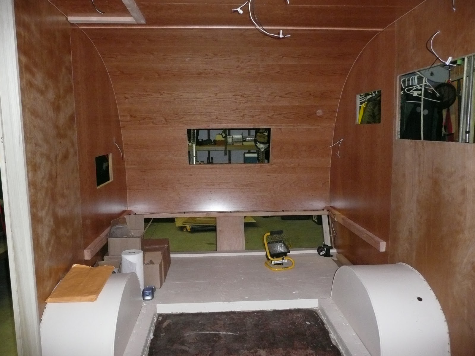 1958 Westerner Travel Trailer Wiring and Insulation