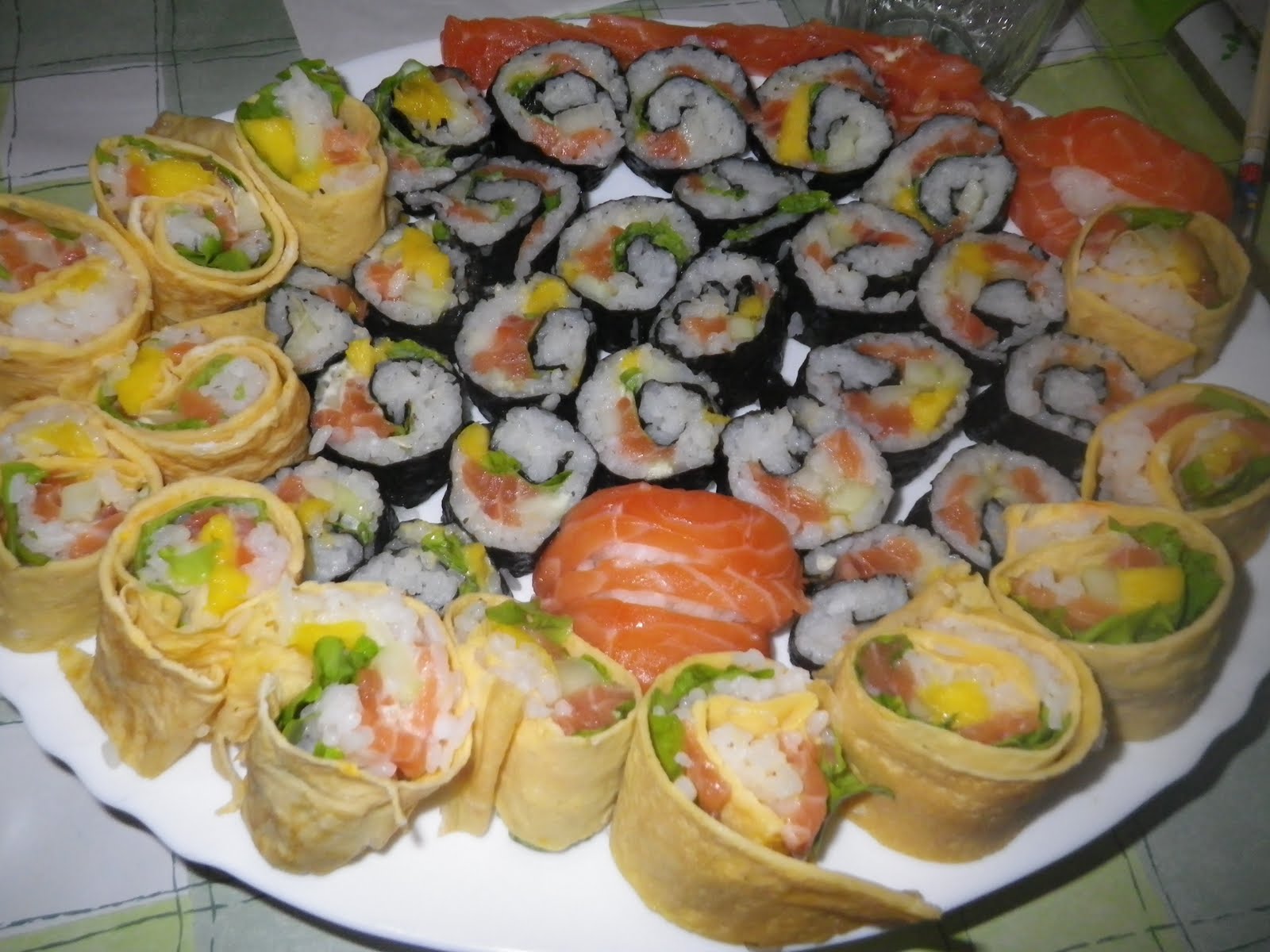 Ensaios culinarios: Futo maki sushi