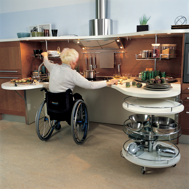 White Canvas Designs Wheelchair Accessible Kitchens