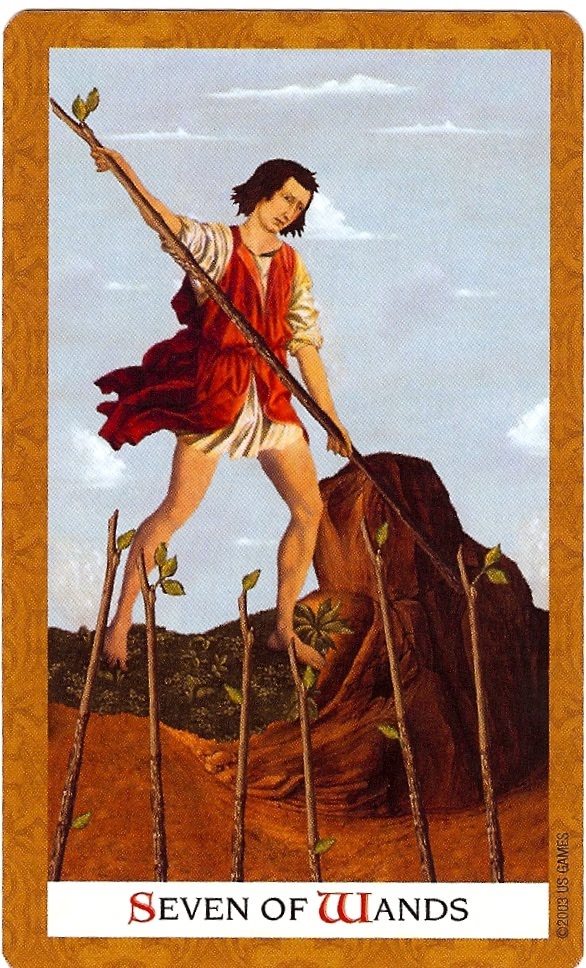 Card of the Day Card of the Day 7 of Wands Card of the Day Card of the Day 7 of Wands