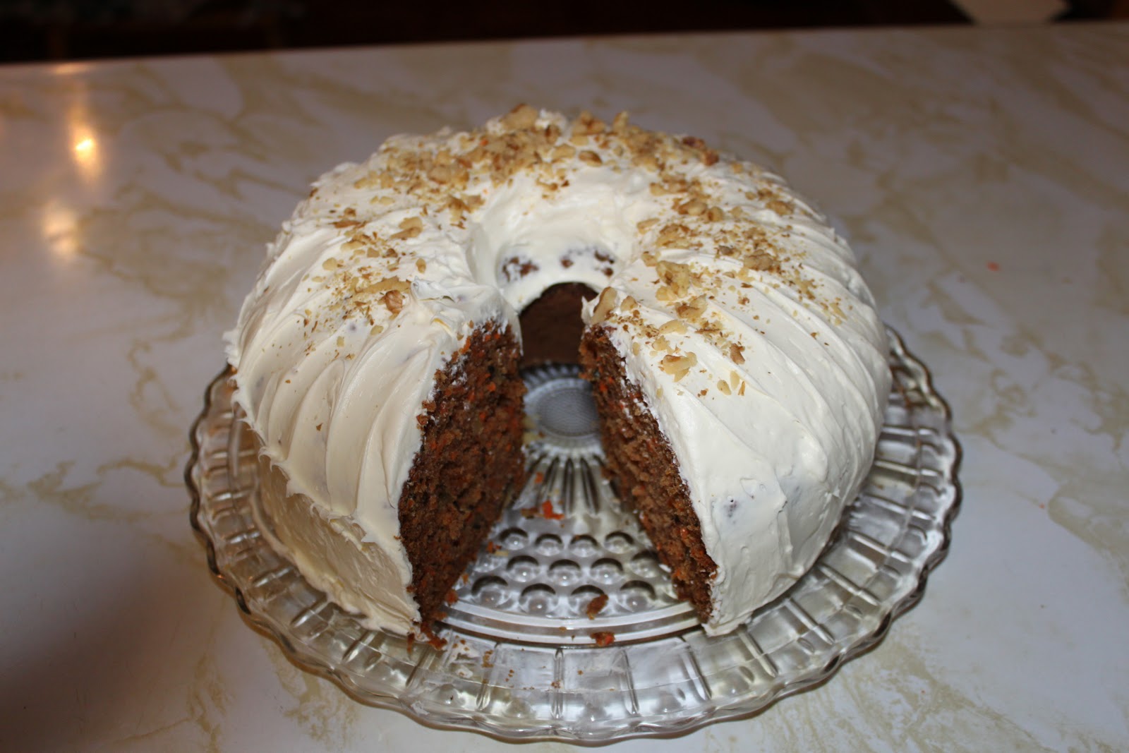 Of Petals and Wool CARROT CAKE & BRUSSEL SPROUTS