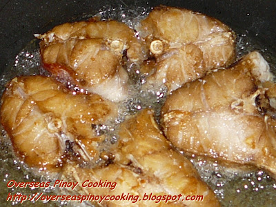 Sarciadong Isda - Cooking Procedure, Fried