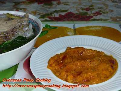 Pesa, Pesang Ulo ng Isda - Miso Dip