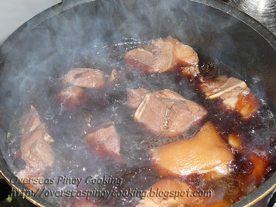 Braised Pork Leg with Hoisin Sauce - Cooking Procedure