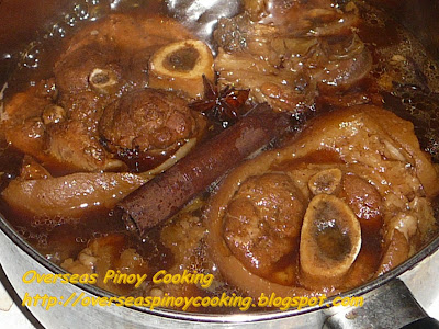 Pata with Coke, Pork Leg Braised with Coke - Cooking Procedure