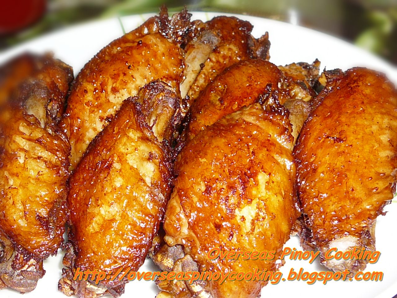 Fried Adobo Chicken Wings