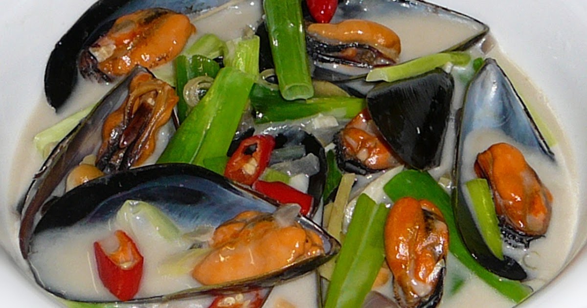 Ginataang Tahong, Mussels in Coconut Milk