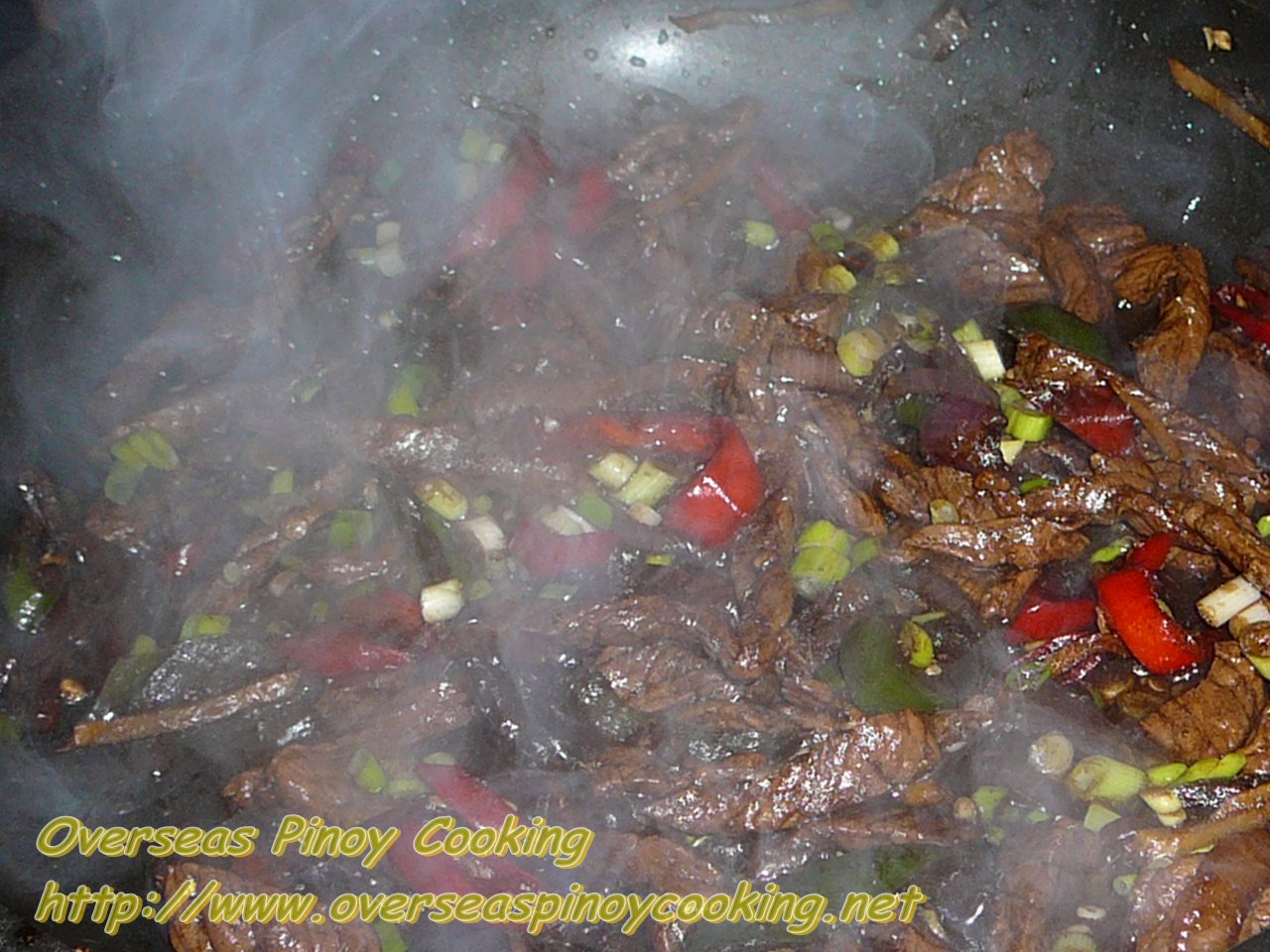 Beef Stirfry in Dark Soy Sauce and Lemon