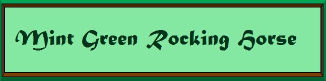 Mint Green Rocking Horse