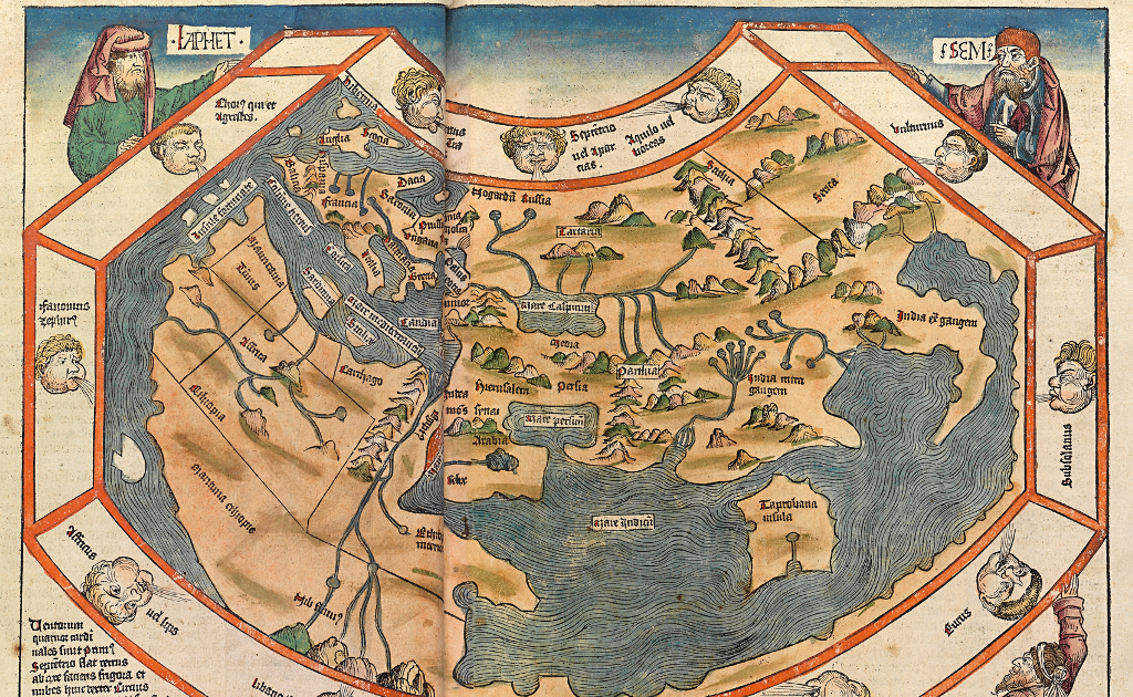 Ancient World Maps: World Map 15th Century