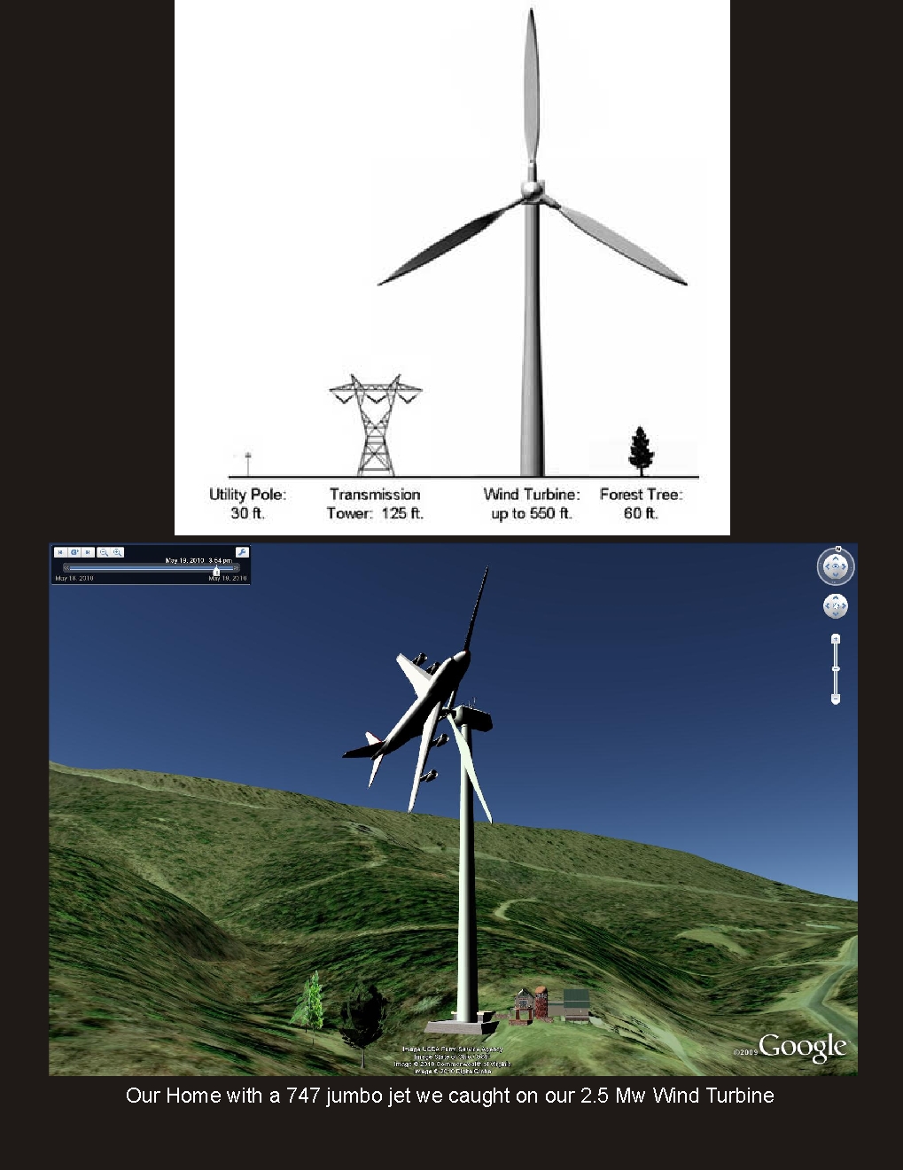 Bent Mountain Virginia How Big will the Wind Turbines be?