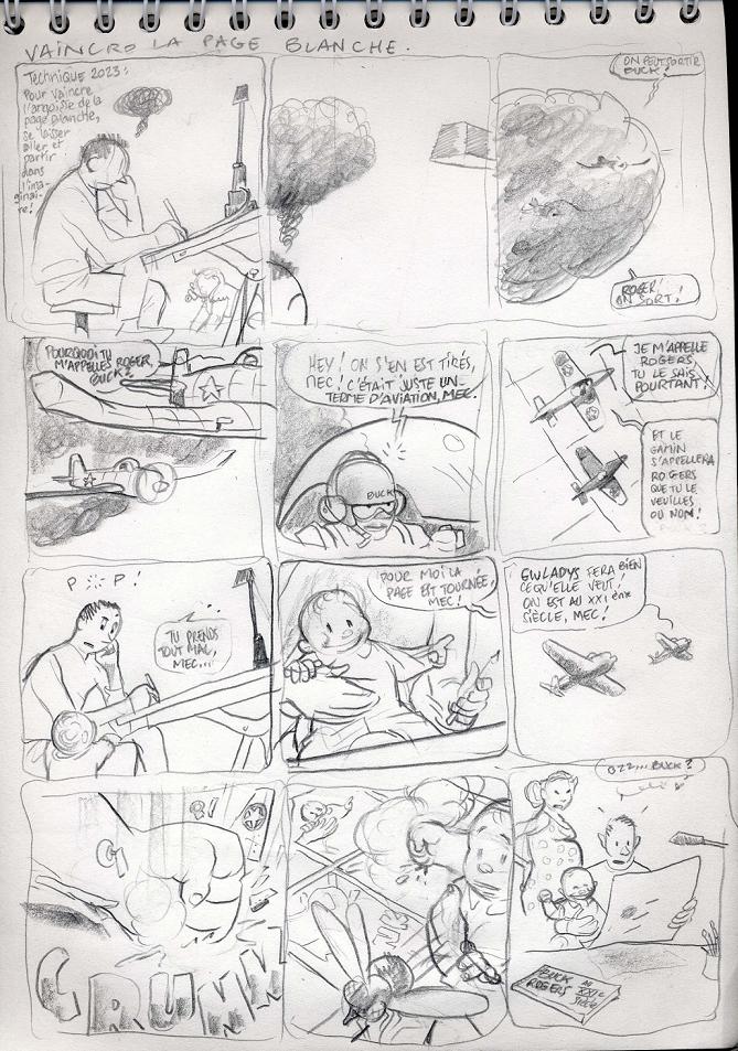 Les Pages De L'angoisse le club des amis d'Olivier Schwartz: L'angoisse de la page blanche