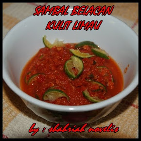 SAMBAL BELACAN KULIT LIMAU