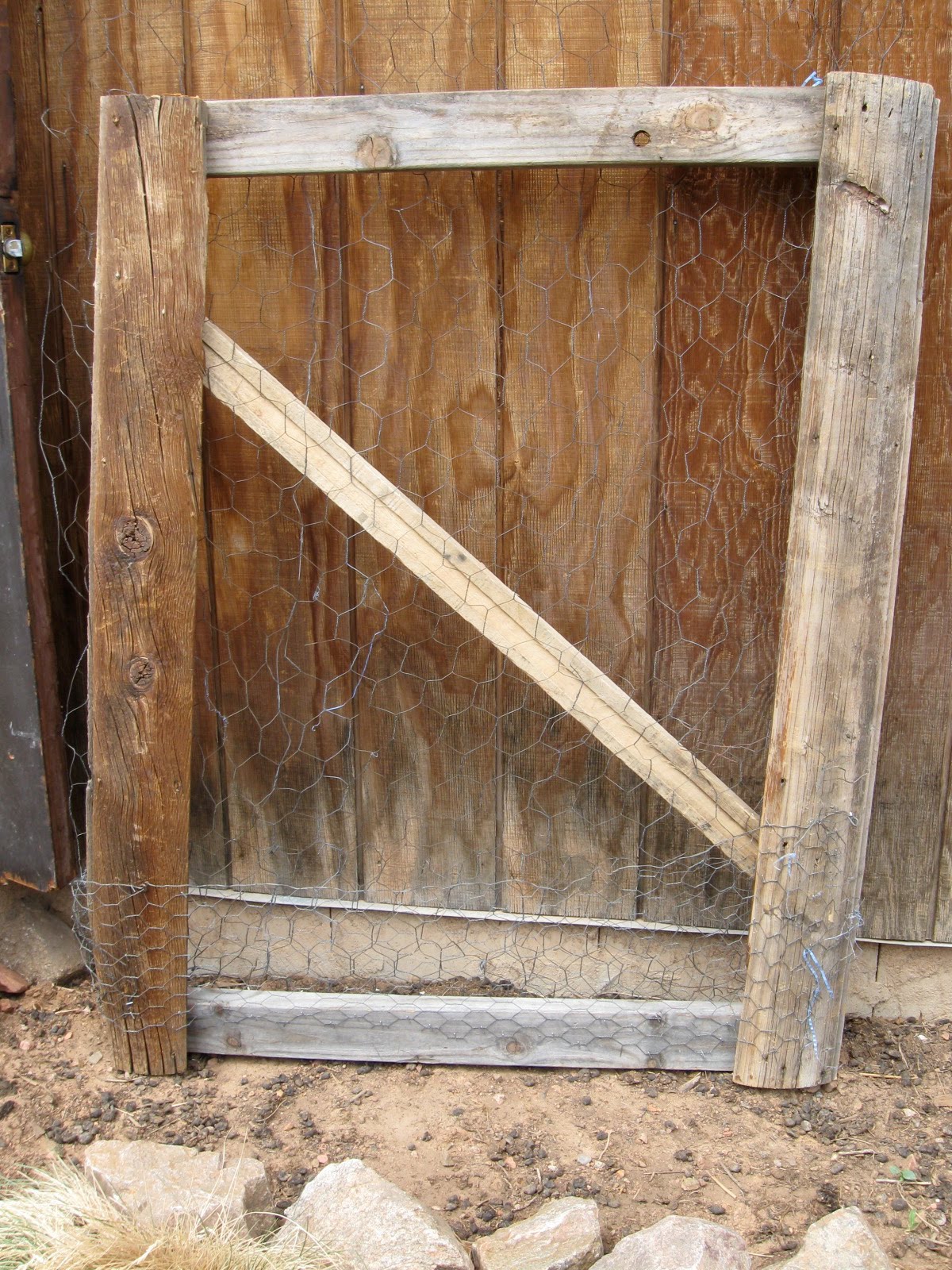 High Desert Home Garden New Gate for Chicken Run