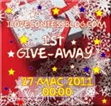 end 270311 @ 300 follower @ i♥contestblog 1st GiveAway