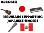 Peruvians supporting japanese singers