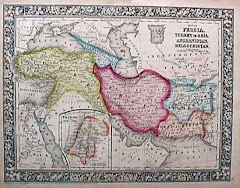 عام 1860م خريطة بلوشستان المستقلة