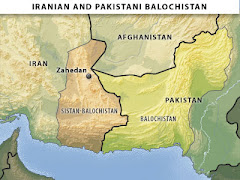 خريطة بلوشستان المحتلة في الوقت الحاضر