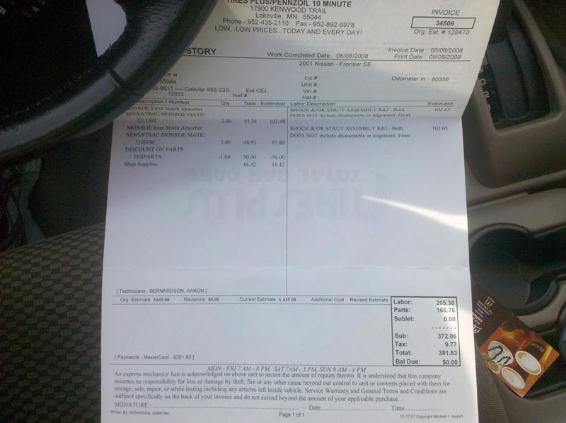 A Shocking Fix from Tires Plus