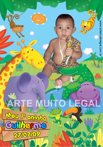 Arte muito legal - Convites infantis e lembrancinhas de aniversário