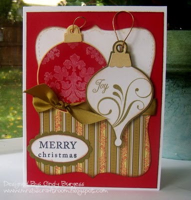 Mrs B's craft room: Christmas Cricut card