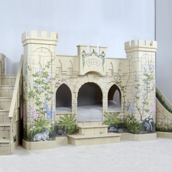 Dormitorio niñas princesas Dormitorio con castillos de princesas