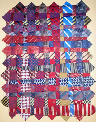 Deb Rowden's Thrift Shop Quilts: A Memory Tie Quilt by Renay