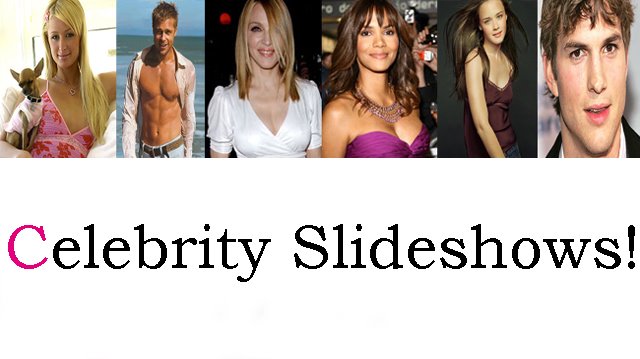 Celebrity SlideShows for your Blog