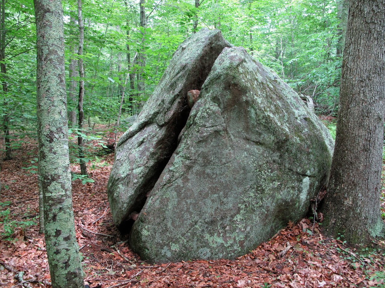 Rock Piles Land Trust site in North Stonington, CT.