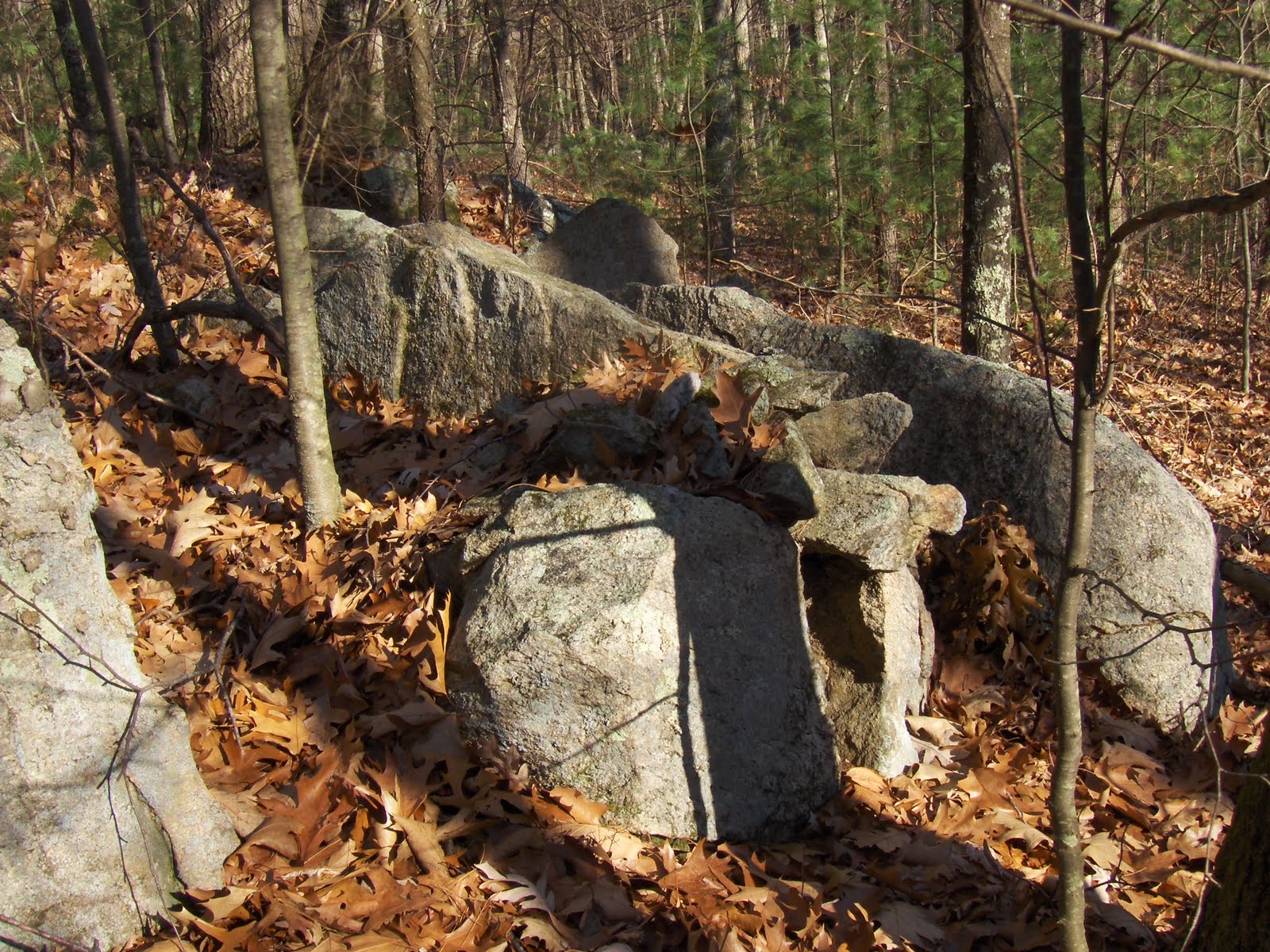 Rock Piles Southwest of Peppercorn Hill, Upton MA (part 1)