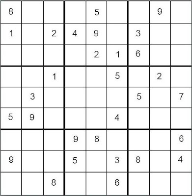 Printable Sudoku Puzzle