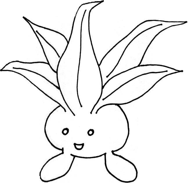 10 Fun Pokémon Coloring Pages Featuring the Charming Oddish