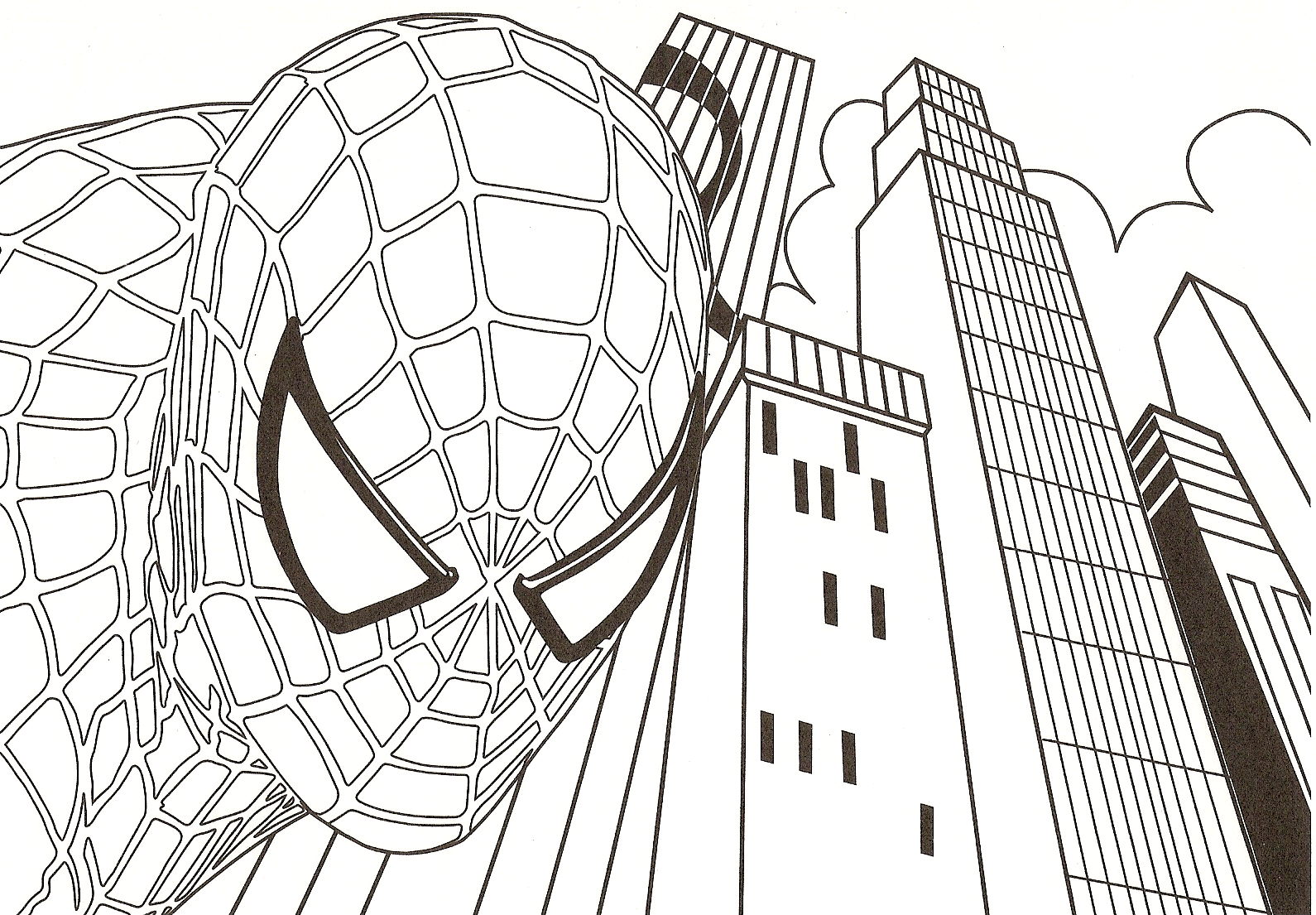 SPIDERMAN COLORING: COLORING PICTURES OF SPIDERMAN