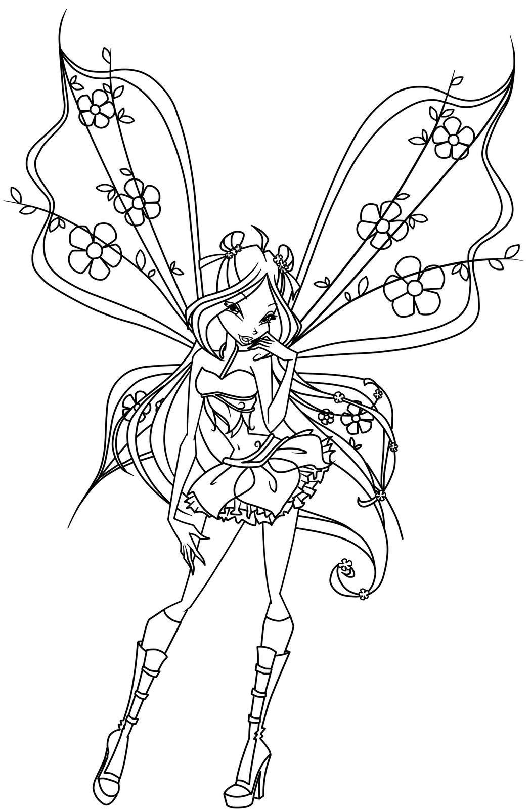 fairies coloring book pages - photo #17
