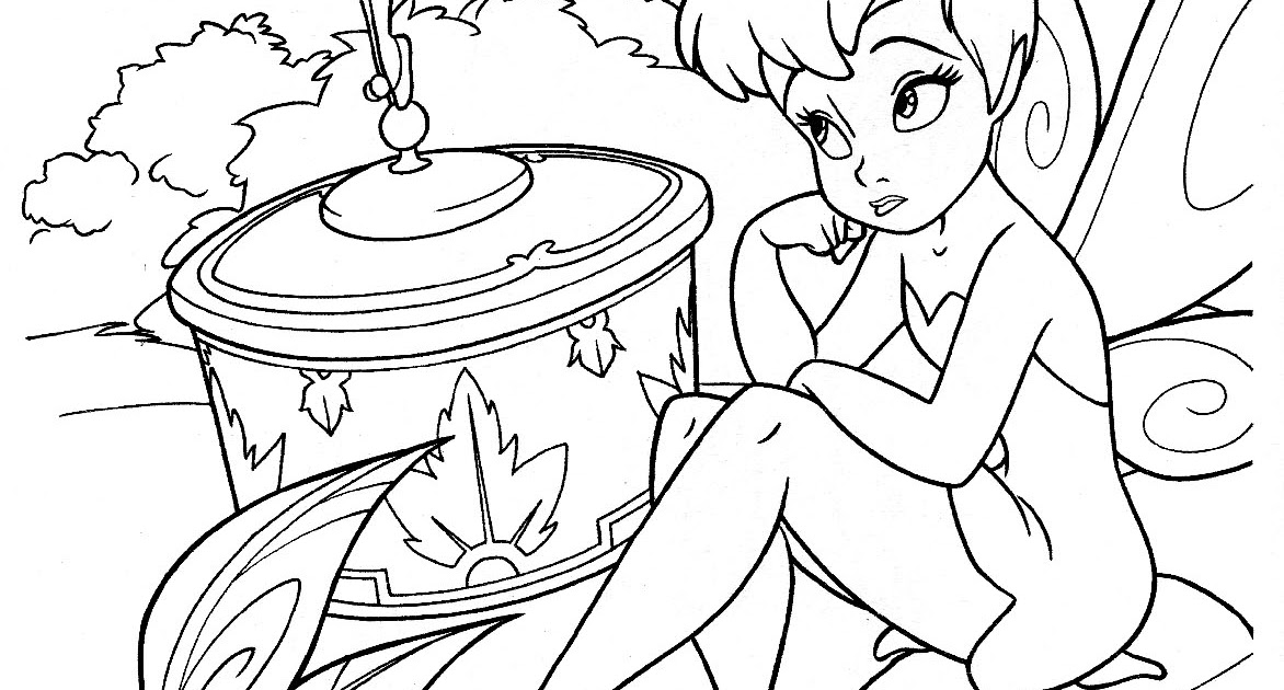 sad fairy coloring pages - photo #12