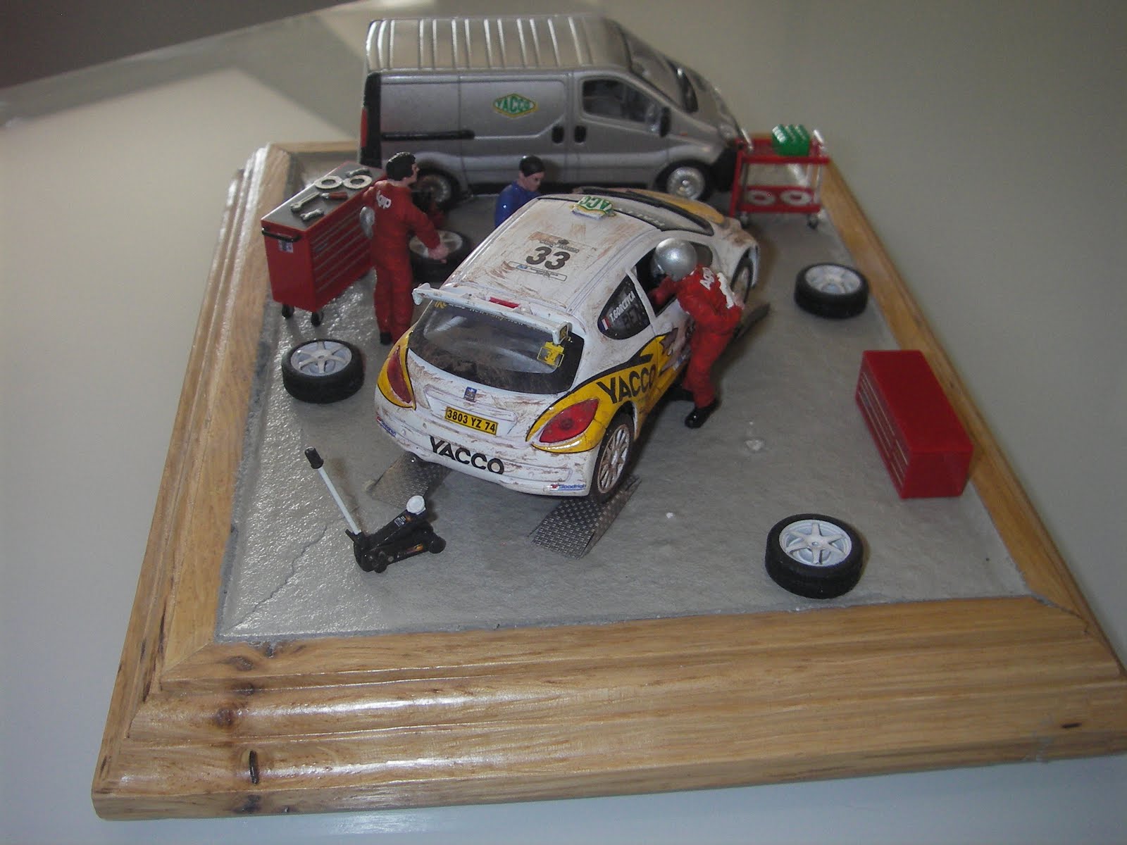 miniature voiture rallye