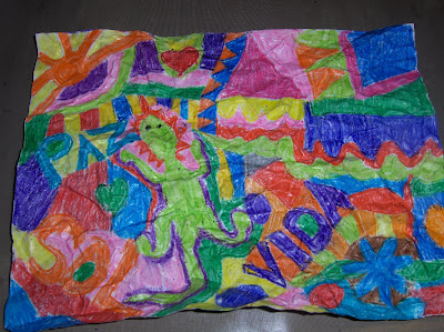 Yoli of Sacred Snatch Designs: Easy Crayon Batik Technique Tutorial