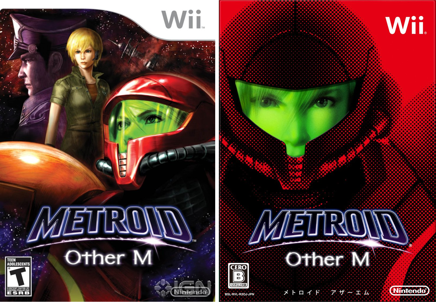 The Gay Gamer: Let's play: 'Which box art is better?' (Metroid: Other M  edition)
