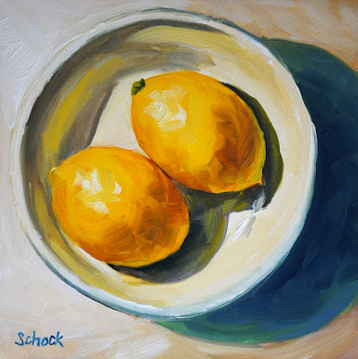 lemon still life by sharon schock