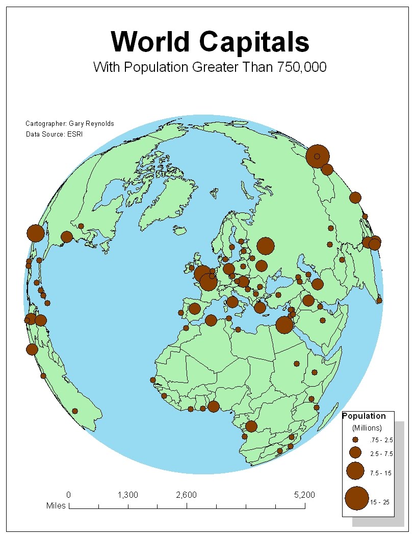Wednesdays with Gary: Proportional Symbol Map Wednesdays with Gary: Proportional Symbol Map