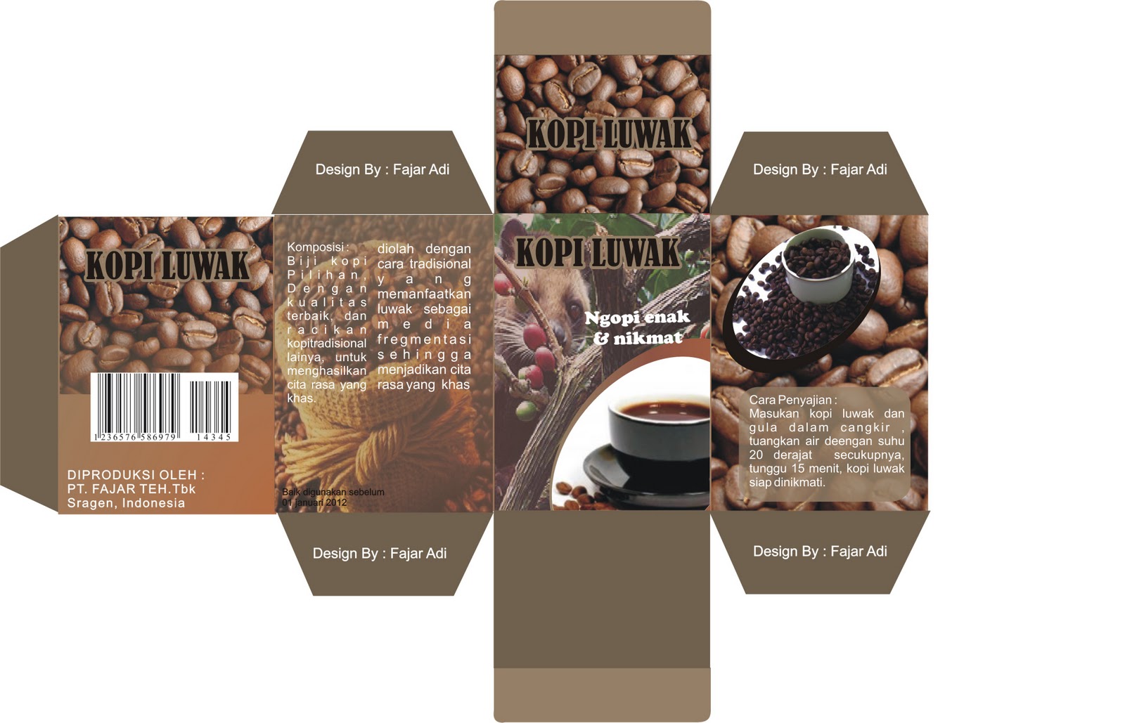 desain kemasan produk kopi
