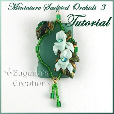Polymer Clay Tutorial, Sculpted Orchids