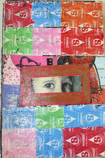 Deconstruction Book Heaven: C-Candy Wrapper Collage