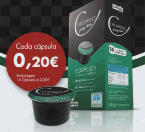 Capsulas Cafe Expresso Pingo Doce