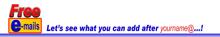 Free email | Free web mail | Free POP3 mail