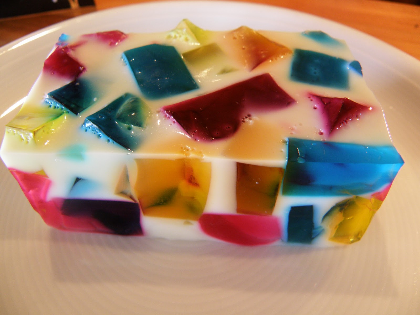 It's all about family and food Stained Glass Jelly for Christmas Day