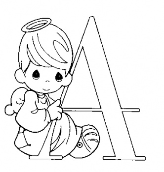 alphabet coloring pages